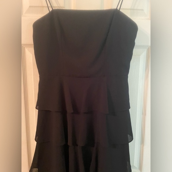 S.L Fashions Womens NWT Black Dress 8 - Picture 3 of 4